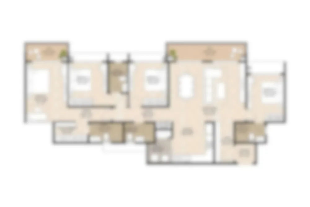 4 BHK Floor Plan